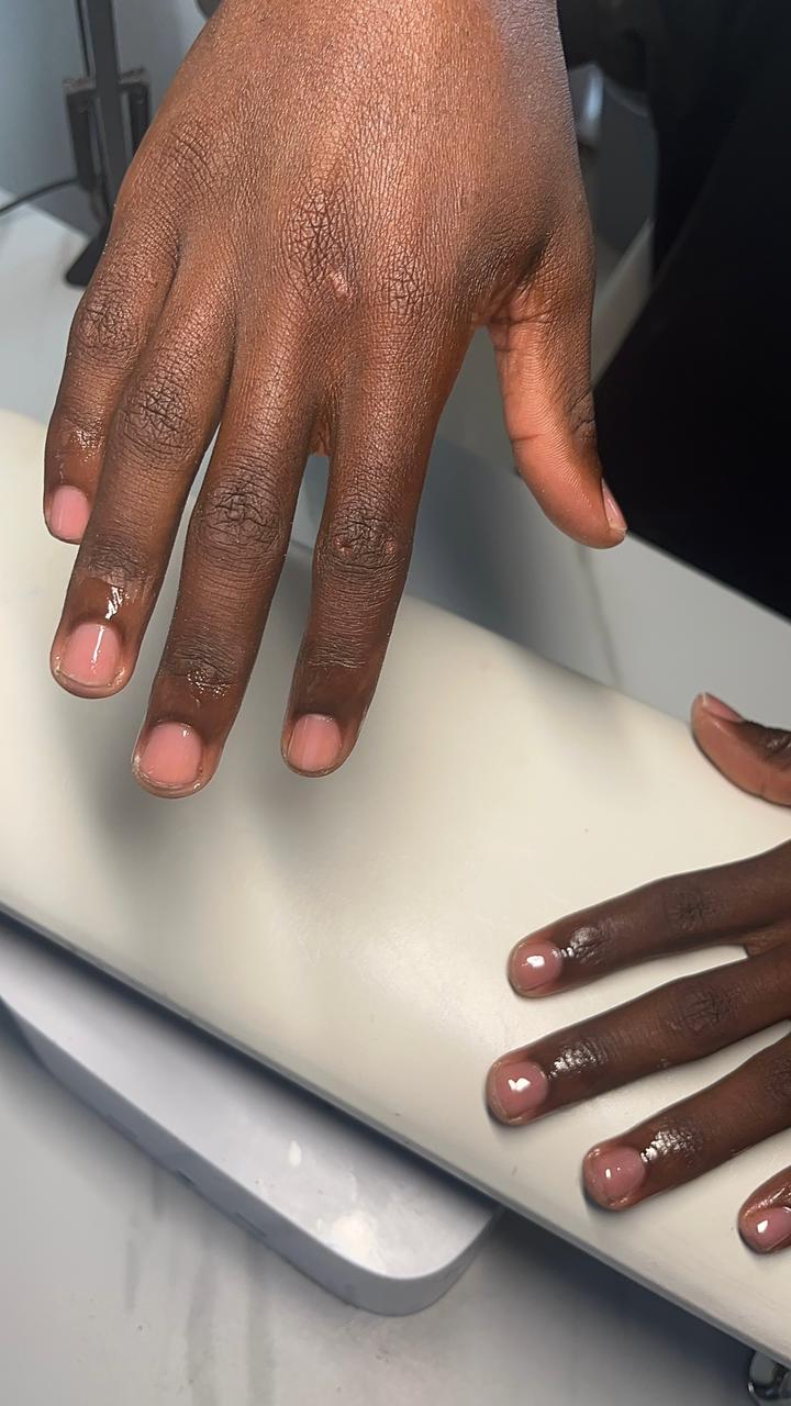 Buff and shine hand grooming result